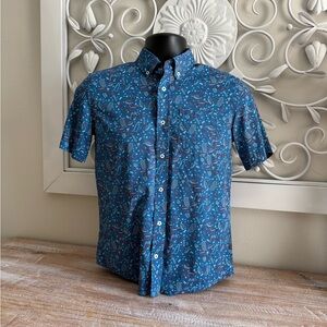 Southern Tide Intracoastal Boys XL Short Sleeve Button Down